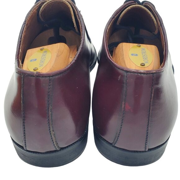 Italy Giorgio Brutini Men\'s size 8 Burgundy Leather oxford dress shoes